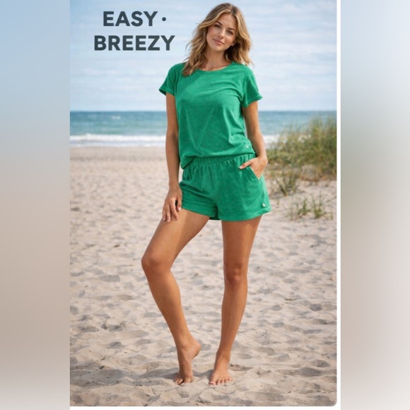 Juicy Couture Pants - Juicy Couture Green Women Short set